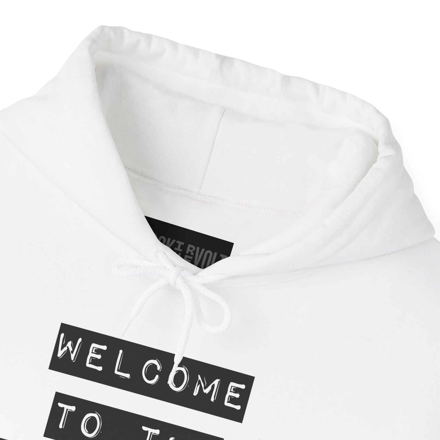 Welcome to the Revolution Hoodie - Unisex Heavy Blend™ Hooded Sweatshirt for Activists, Comfortable Casual Wear, Streetwear, Gifts &