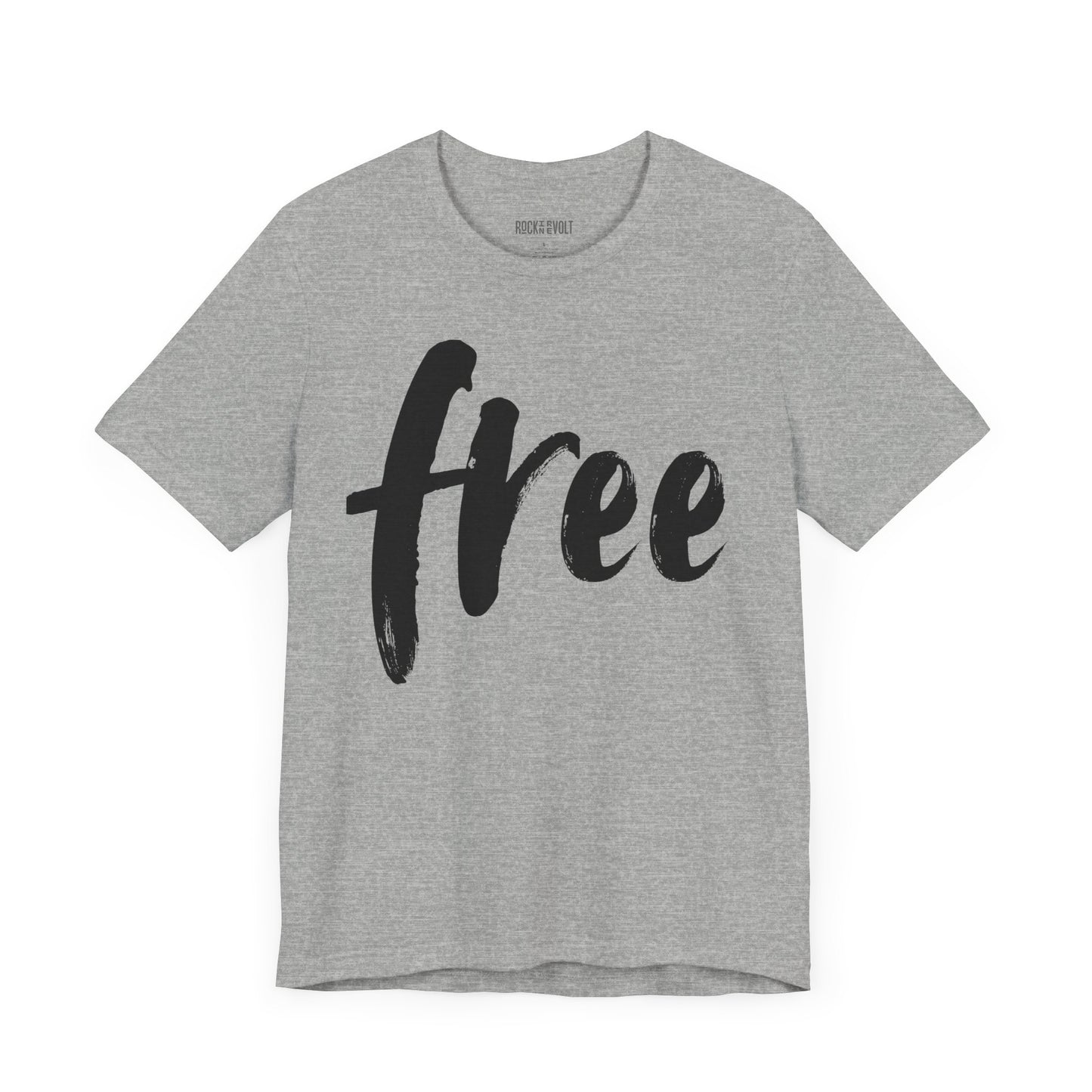 Free, Political T-Shirt, Vintage Inspired, Retro, Music Festival, Revolution Unisex Jersey Short Sleeve Tee