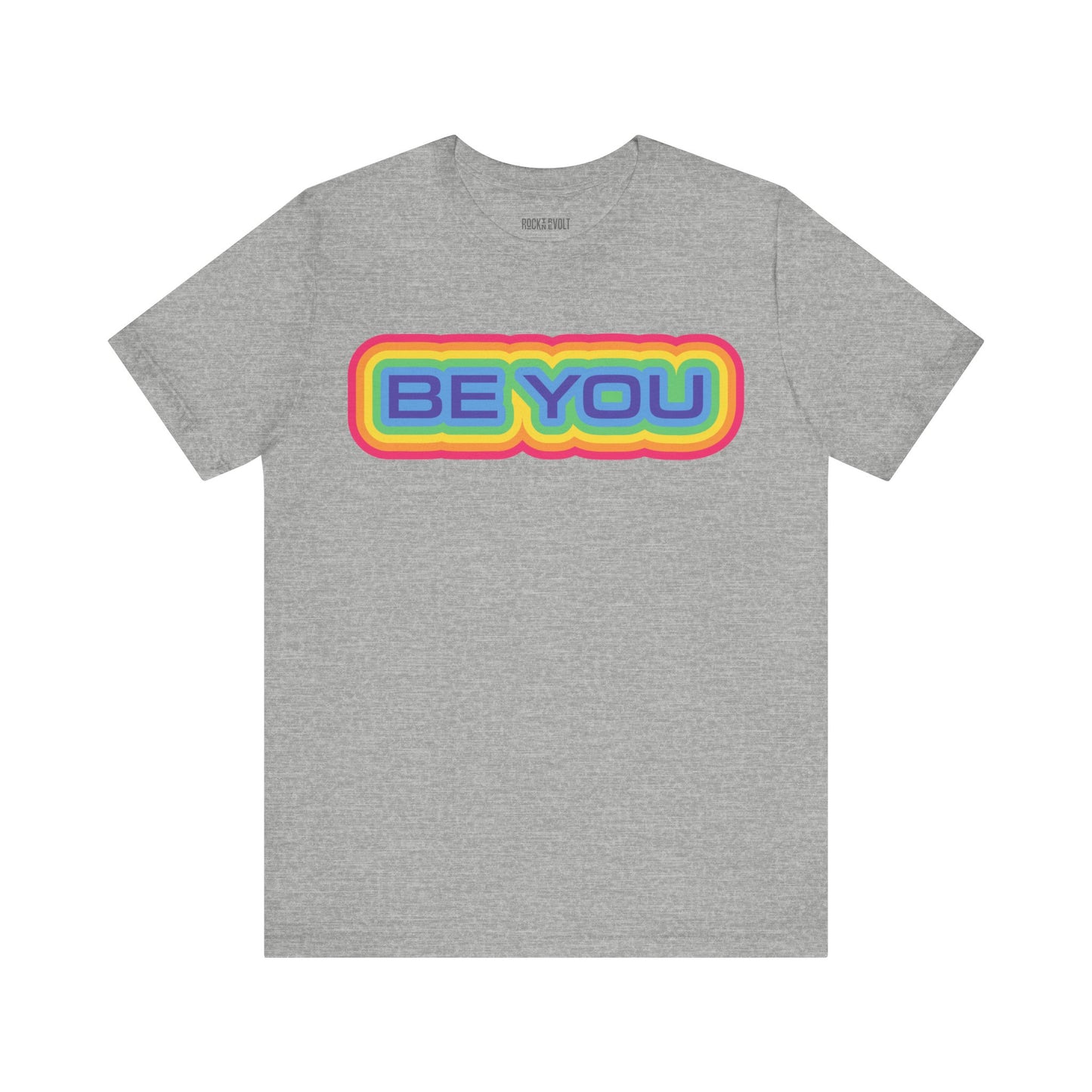 Be You Retro Rainbow, LBBTQ, Political T-Shirt, Democrats, Tee, Unisex Bella Canvas Top, Activist Shirt, Protest Apparel