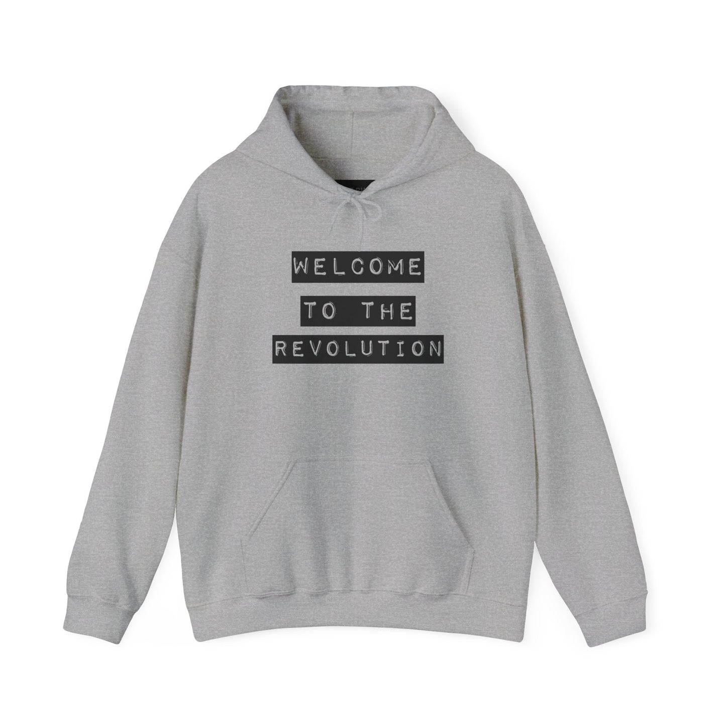 Welcome to the Revolution Hoodie - Unisex Heavy Blend™ Hooded Sweatshirt for Activists, Comfortable Casual Wear, Streetwear, Gifts &