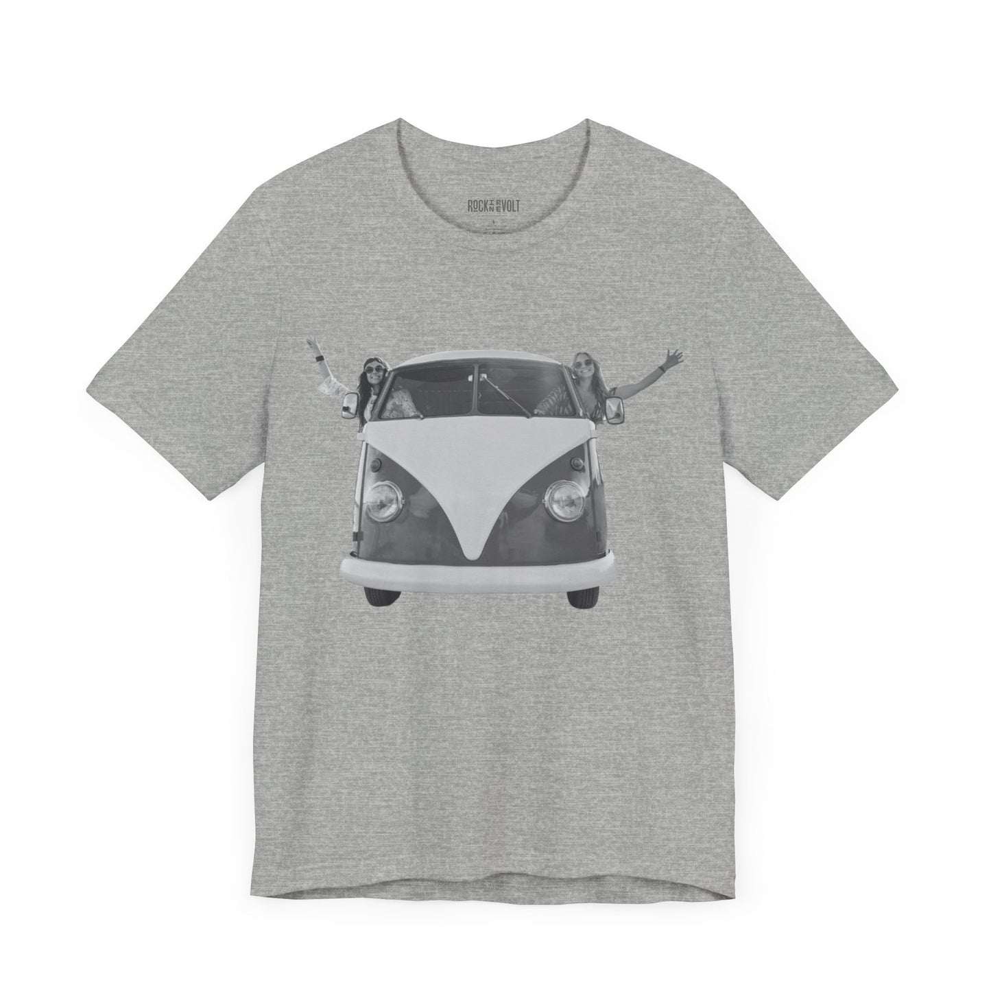 Hippie Vibes, Free People, Retro, Vintage Music Retro T-Shirt, Classic Rock Music Band Tee, Unisex Custom Vintage T-Shirt