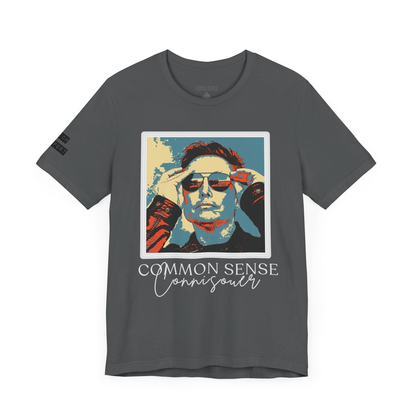 Common Sense Connoisseur of Elon, Doge Knows, , Funny Political Culture, Anti Woke, Doge Trump, Politics, Funny, Him/Her Gifts, Unisex Bella Canvas T-Shirt