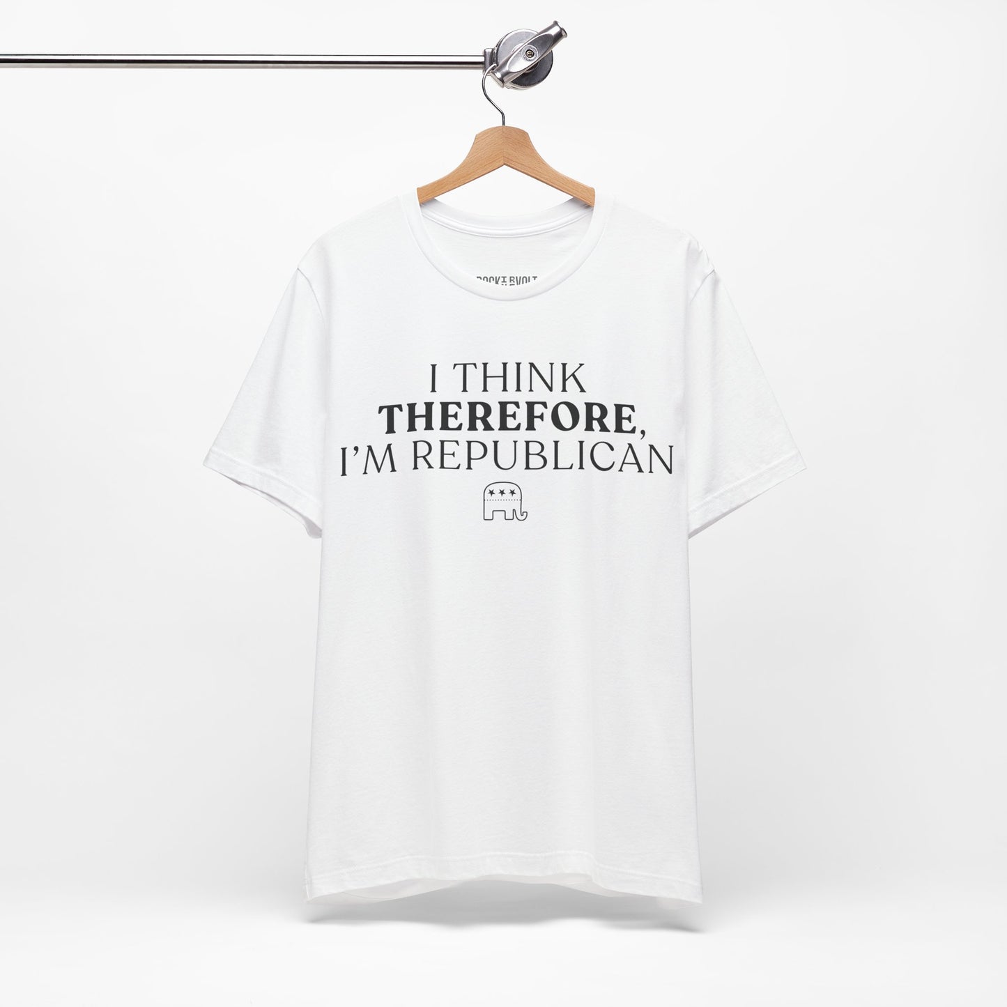 I Think Therefore I am Republican,  Political T-Shirt, Republican, Tee, Unisex Bella Canvas Top, Activist Shirt, Gifts for Him/Her