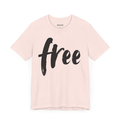 Free, Political T-Shirt, Vintage Inspired, Retro, Music Festival, Revolution Unisex Jersey Short Sleeve Tee