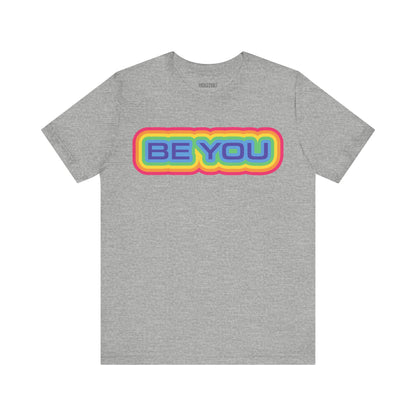 Be You Retro Rainbow, LBBTQ, Political T-Shirt, Democrats, Tee, Unisex Bella Canvas Top, Activist Shirt, Protest Apparel