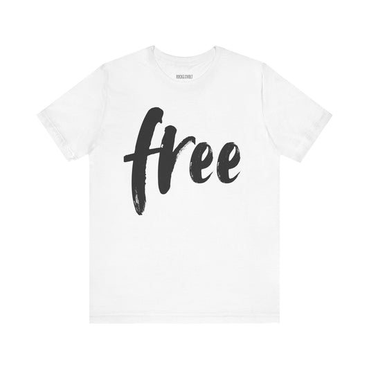 Free, Political T-Shirt, Vintage Inspired, Retro, Music Festival, Revolution Unisex Jersey Short Sleeve Tee
