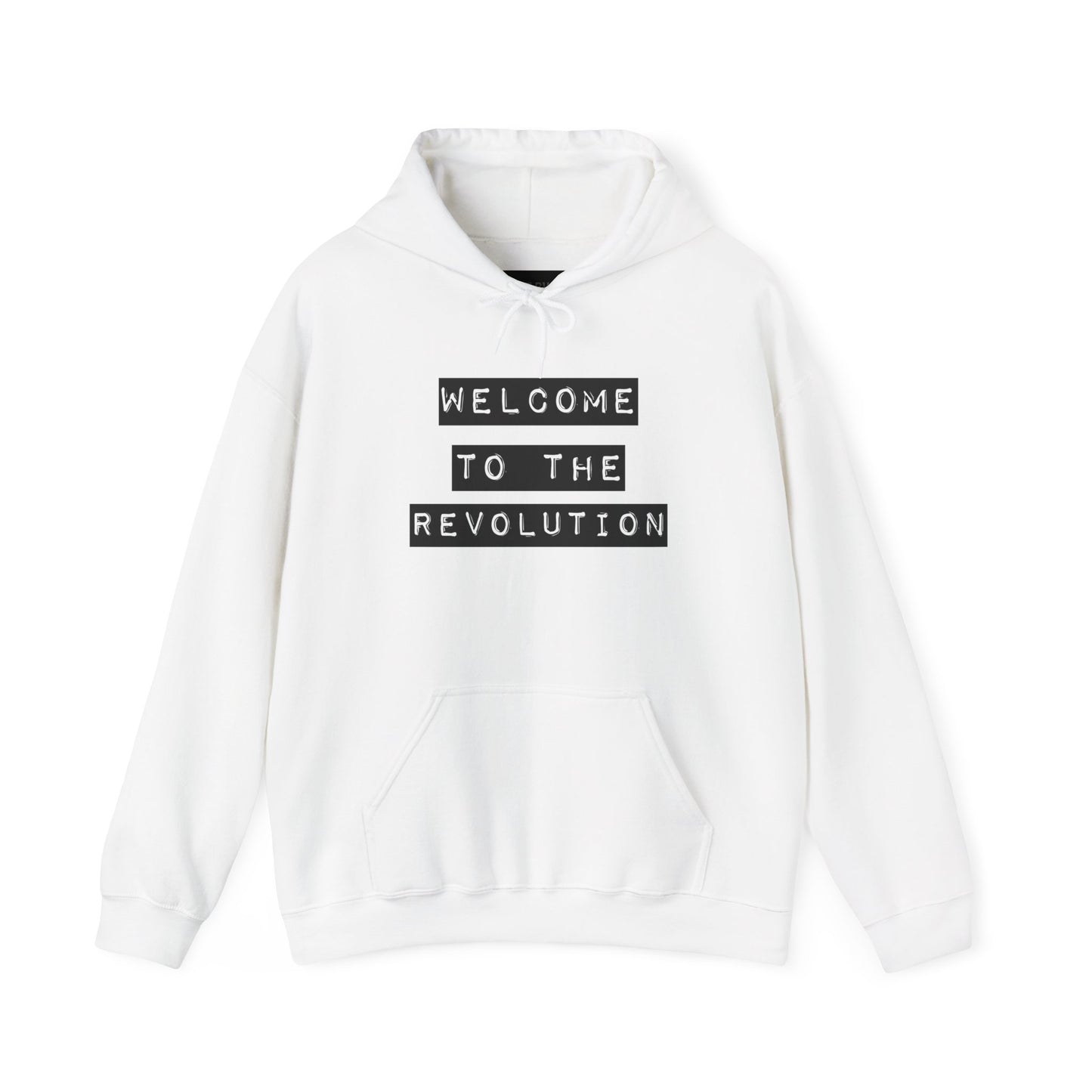 Welcome to the Revolution Hoodie - Unisex Heavy Blend™ Hooded Sweatshirt for Activists, Comfortable Casual Wear, Streetwear, Gifts &